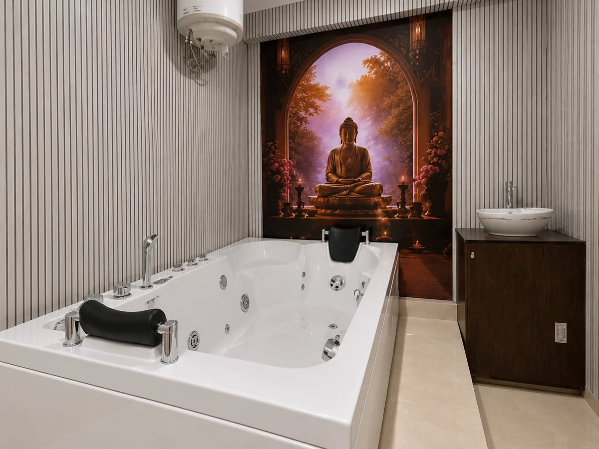 The jacuzzi room at Zion